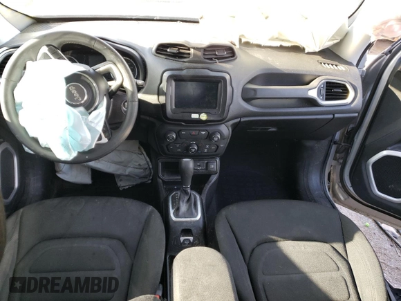 2018 Jeep Renegade Latitude with VIN ZACCJABB2JPJ35522, listed as a Copart auction lot 80332793 with 81,256 mi miles and Salvage title. Bid and sale history available at DreamBid. Image 8.