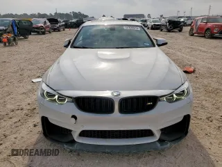 2015 BMW M4 with VIN WBS3R9C5XFK332533, listed as a Copart auction lot 57030615 with 97,739 mi miles and Salvage title. Bid and sale history available at DreamBid. Image 5.