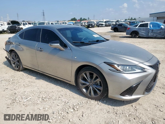 2020 Lexus ES 350 F Sport with VIN 58AGZ1B15LU051396, listed as a Copart auction lot 58450855 with 88,283 mi miles and Salvage title. Bid and sale history available at DreamBid. Image 4.