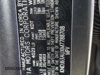 2021 Kia Soul GT-Line with VIN KNDJ63AUXM7788708, listed as a Copart auction lot 49803175 with 47,564 mi miles and Salvage Title. Bid and sale history available at DreamBid. Image 12.
