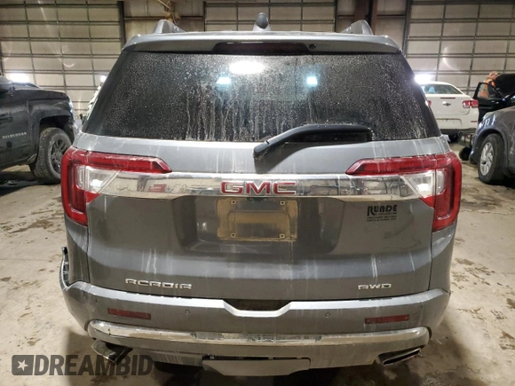2020 GMC Acadia Denali with VIN 1GKKNXLS1LZ160795, listed as a Copart auction lot 43526675 with 62,731 mi miles and Salvage Title. Bid and sale history available at carsss.com. Image 6.