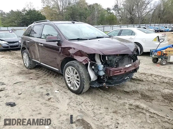 2012 Lincoln MKX with VIN 2LMDJ6JK1CBL14339, listed as a Copart auction lot 52938645 with 135,290 mi miles and Salvage Title. Bid and sale history available at carsss.com. Image 12.