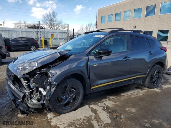 2024 Subaru Crosstrek Sport with VIN 4S4GUHF66R3742603, listed as a Copart auction lot 43017095 with 11,302 mi miles and Salvage Title. Bid and sale history available at carsss.com. Image 1.