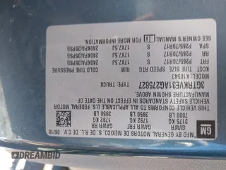 2010 GMC Sierra 1500 SLE z VIN 3GTRKVE31AG275827, wystawiony jako IAAI lot #41663348 z przebiegiem 171 539 mil mil oraz . Historia ofert i sprzedaży dostępna na DreamBid. Obrazek 9.