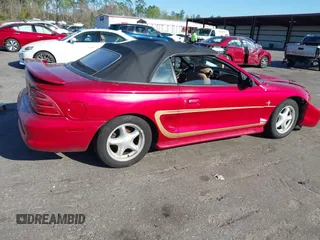 1995 Ford Mustang GT with VIN 1FALP42T3SF142808, listed as a IAAI auction lot 41758047 with 51,516 mi miles and . Bid and sale history available at DreamBid. Image 4.