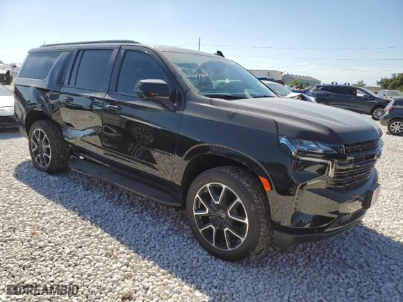 2024 Chevrolet Suburban RST with VIN 1GNSCEKD5RR256843, listed as a Copart auction lot 65700784 with 638 mi miles and Salvage Title. Bid and sale history available at carsss.com. Image 4.