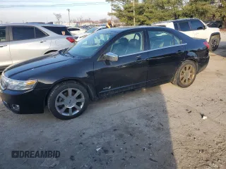 2007 Lincoln MKZ with VIN 3LNHM26T07R627050, listed as a Copart auction lot 43801655 with 144,088 mi miles and Salvage Title. Bid and sale history available at carsss.com. Image 1.