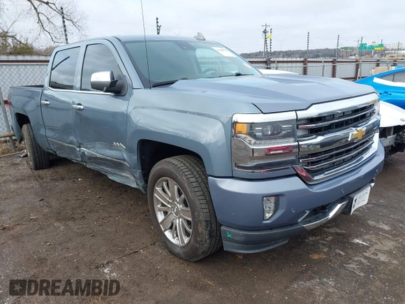 2016 Chevrolet Silverado 1500 High Country with VIN 3GCUKTEC5GG131060, listed as a IAAI auction lot 41108622 with 138,372 mi miles and . Bid and sale history available at DreamBid. Image 1.