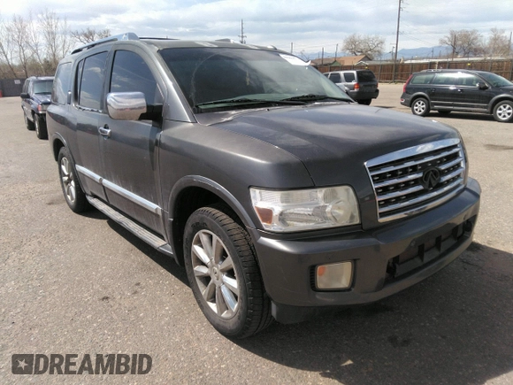2008 Infiniti QX56 z VIN 5N3AA08CX8N900471, wystawiony jako IAAI lot #41903571 z przebiegiem 235 362 mil mil oraz . Historia ofert i sprzedaży dostępna na DreamBid. Obrazek 1.