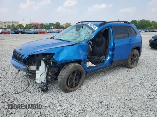 2018 Jeep Cherokee Latitude with VIN 1C4PJMCB0JD607736, listed as a Copart auction lot 58635835 with Not provided miles and Salvage title. Bid and sale history available at DreamBid. Image 1.