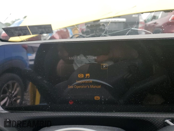 2021 Mercedes-Benz CLA 250 with VIN W1K5J4HB7MN148466, listed as a Copart auction lot 55948395 with 30,066 mi miles and Salvage title. Bid and sale history available at DreamBid. Image 9.