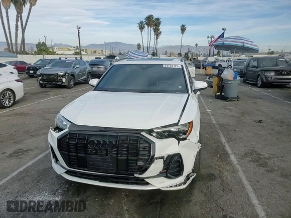 2022 Audi Q3 S line Premium with VIN WA1DECF38N1095344, listed as a Copart auction lot 43791725 with 16,261 mi miles and Salvage Title. Bid and sale history available at carsss.com. Image 11.