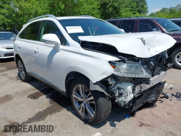 2015 Lexus RX 350 with VIN 2T2BK1BA3FC337934, listed as a IAAI auction lot 42221535 with 154,914 mi miles and . Bid and sale history available at DreamBid. Image 1.