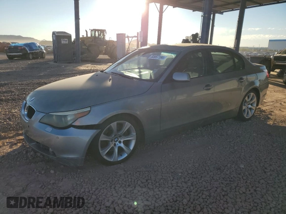 2006 BMW 5 Series 550i with VIN WBANB535X6CP00357, listed as a Copart auction lot 83857194 with Not Provided miles and Clean Title. Bid and sale history available at DreamBid. Image 1.