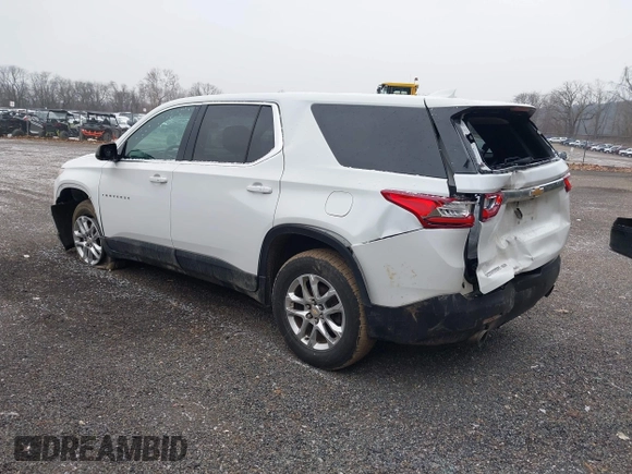 2020 Chevrolet Traverse LS with VIN 1GNEVFKW5LJ182313, listed as a IAAI auction lot 41557541 with 103,225 mi miles. Bid and sale history available at carsss.com. Image 3.