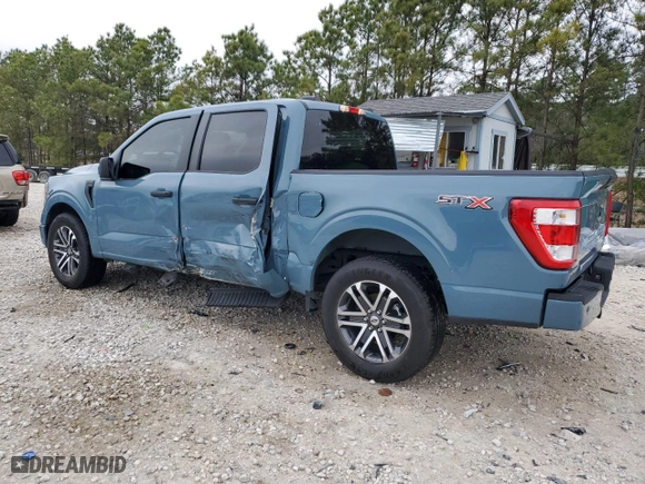 2023 Ford F-150 XL with VIN 1FTEW1CP6PKE73693, listed as a Copart auction lot 44504665 with 34,087 mi miles and Salvage Title. Bid and sale history available at carsss.com. Image 2.