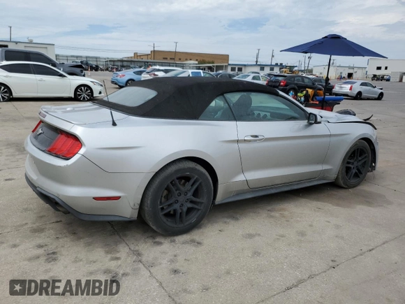 2018 Ford Mustang EcoBoost Premium with VIN 1FATP8UH4J5110910, listed as a Copart auction lot 67182883 with Not Provided miles and Salvage Title. Bid and sale history available at carsss.com. Image 3.