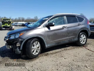 2014 Honda CR-V EX-L with VIN 5J6RM4H72EL096511, listed as a Copart auction lot 52259575 with 80,811 mi miles and Salvage Title. Bid and sale history available at carsss.com. Image 1.