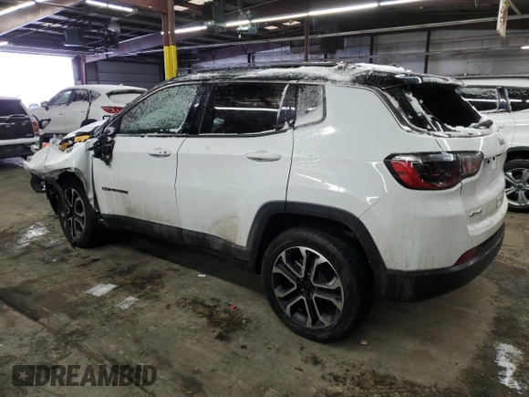 2023 Jeep Compass Limited with VIN 3C4NJDCN3PT569200, listed as a Copart auction lot 45602815 with 20,645 mi miles and Salvage Title. Bid and sale history available at carsss.com. Image 2.