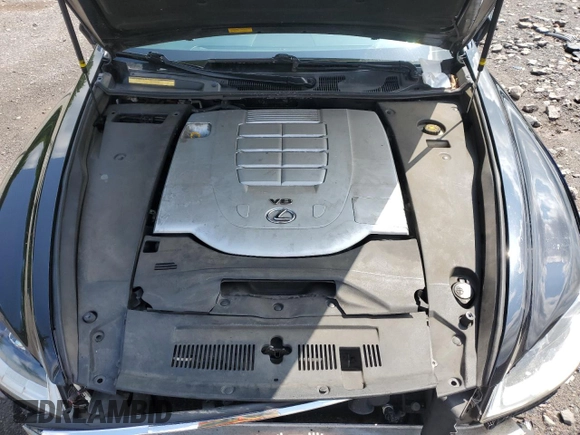 2015 Lexus LS 460 with VIN JTHCL5EF0F5025490, listed as a Copart auction lot 64000615 with 203,507 mi miles and Salvage title. Bid and sale history available at DreamBid. Image 11.