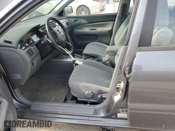 2005 Mitsubishi Lancer ES with VIN JA3AJ26E65U051646, listed as a Copart auction lot 77898304 with 51,157 mi miles and Salvage Title. Bid and sale history available at carsss.com. Image 7.