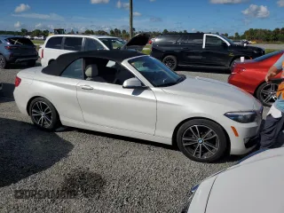 2020 BMW 2 Series 230i with VIN WBA2M7C02L7D87129, listed as a Copart auction lot 73876264 with 0 mi miles and Salvage Title. Bid and sale history available at carsss.com. Image 4.
