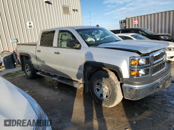 2014 Chevrolet Silverado 1500 Work Truck with VIN 3GCUKPEC2EG372661, listed as a Copart auction lot 42617185 with 157,224 mi miles and Non Repairable. Bid and sale history available at carsss.com. Image 4.