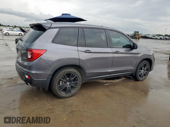 2021 Honda Passport Sport with VIN 5FNYF7H23MB014465, listed as a Copart auction lot 60483005 with 46,533 mi miles and Salvage title. Bid and sale history available at DreamBid. Image 3.