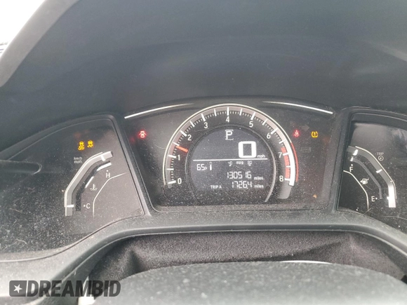 2016 Honda Civic Sedan LX with VIN 19XFC2F54GE037618, listed as a Copart auction lot 44584325 with 130,516 mi miles and Salvage Title. Bid and sale history available at carsss.com. Image 9.