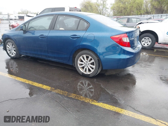 2012 Honda Civic EX with VIN 2HGFB2F89CH537142, listed as a IAAI auction lot 42024927 with 123,063 mi miles and . Bid and sale history available at DreamBid. Image 3.