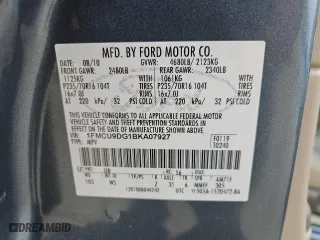 2011 Ford Escape XLT with VIN 1FMCU9DG1BKA07927, listed as a Copart auction lot 51690745 with 117,219 mi miles and Salvage Title. Bid and sale history available at carsss.com. Image 15.