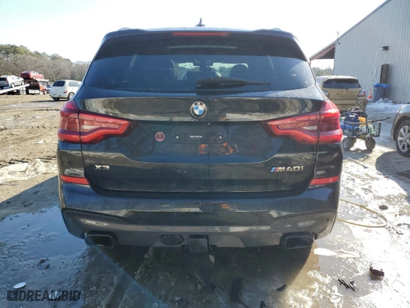 2021 BMW X3 M40i with VIN 5UXTY9C03M9F37342, listed as a Copart auction lot 42399325 with 46,259 mi miles and Salvage Title. Bid and sale history available at carsss.com. Image 6.
