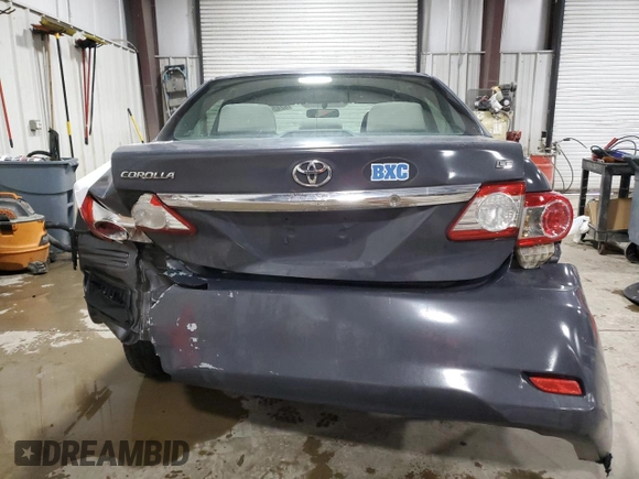 2011 Toyota Corolla L with VIN JTDBU4EE5B9146627, listed as a Copart auction lot 52424825 with 102,420 mi miles and Salvage Title. Bid and sale history available at carsss.com. Image 6.