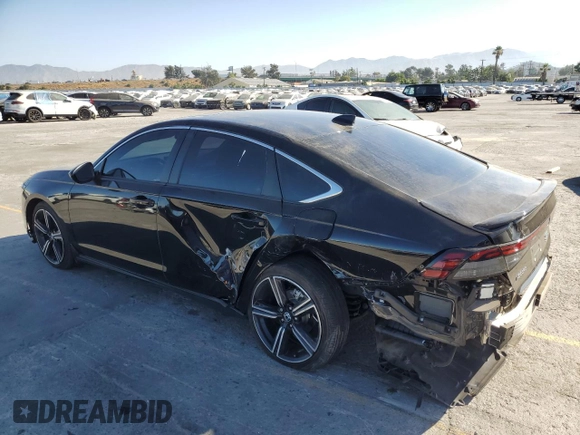 2023 Honda Accord Sport with VIN 1HGCY2F57PA021258, listed as a Copart auction lot 62952525 with 21,957 mi miles and Salvage title. Bid and sale history available at DreamBid. Image 2.