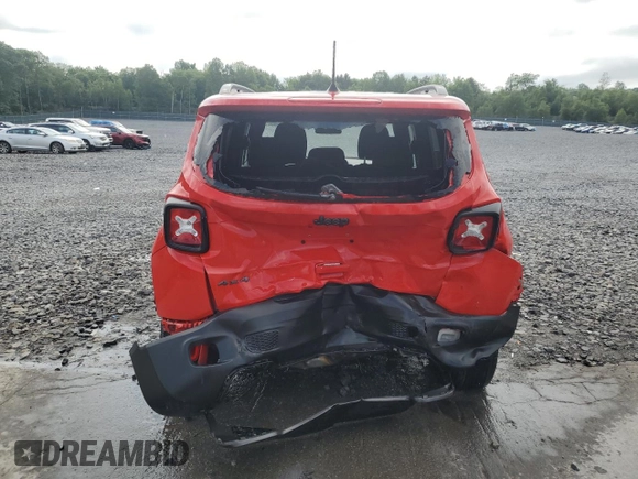 2021 Jeep Renegade 80th Anniversary with VIN ZACNJDBB8MPM68757, listed as a Copart auction lot 64491365 with 58,111 mi miles and Salvage title. Bid and sale history available at DreamBid. Image 6.