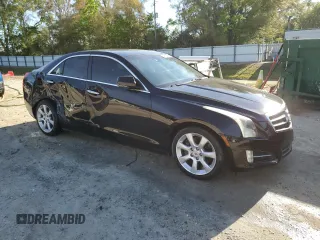2014 Cadillac ATS Performance with VIN 1G6AC5S37E0174139, listed as a Copart auction lot 50135425 with 49,242 mi miles and Salvage Title. Bid and sale history available at carsss.com. Image 4.