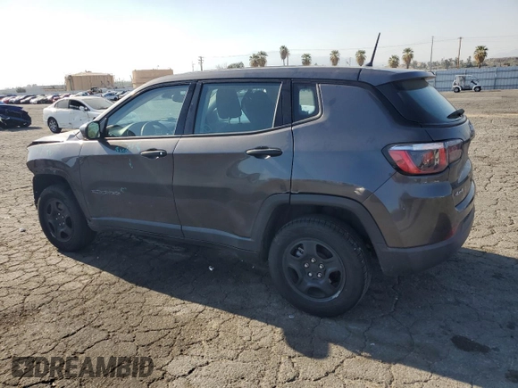 2018 Jeep Compass Sport with VIN 3C4NJDAB2JT479228, listed as a Copart auction lot 52437825 with 74,687 mi miles and Salvage title. Bid and sale history available at DreamBid. Image 2.