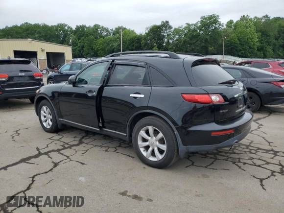 2004 Infiniti FX with VIN JNRAS08W84X222161, listed as a Copart auction lot 62659545 with 154,888 mi miles and Clean title. Bid and sale history available at DreamBid. Image 2.
