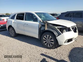 2015 Acura MDX Technology with VIN 5FRYD4H43FB007037, listed as a Copart auction lot 63793695 with 141,655 mi miles and Salvage title. Bid and sale history available at DreamBid. Image 4.