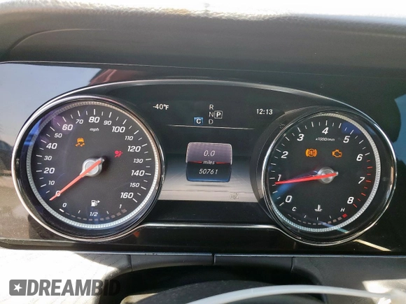 2017 Mercedes-Benz E 300 Luxury with VIN WDDZF4KB3HA174183, listed as a Copart auction lot 58222665 with 50,761 mi miles and Salvage title. Bid and sale history available at DreamBid. Image 9.