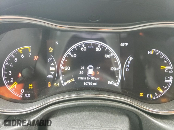 2019 Jeep Grand Cherokee High Altitude with VIN 1C4RJFCTXKC629294, listed as a Copart auction lot 49518585 with 80,759 mi miles and Salvage title. Bid and sale history available at DreamBid. Image 9.
