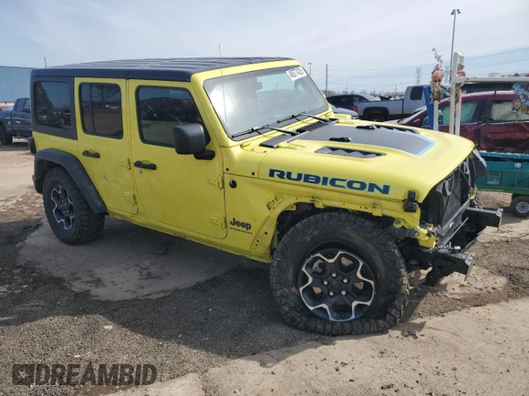 2023 Jeep Wrangler Rubicon with VIN 1C4JJXR61PW524833, listed as a Copart auction lot 48577425 with 29,319 mi miles and Non repairable. Bid and sale history available at DreamBid. Image 4.