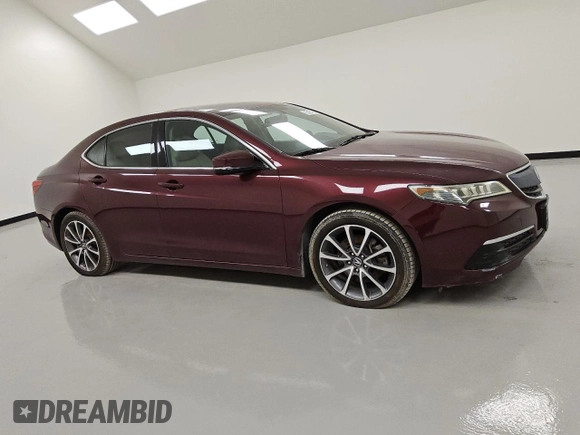 2015 Acura TLX V6 with VIN 19UUB2F30FA020309, listed as a Copart auction lot 50154955 with 109,769 mi miles and Clean Title. Bid and sale history available at carsss.com. Image 4.