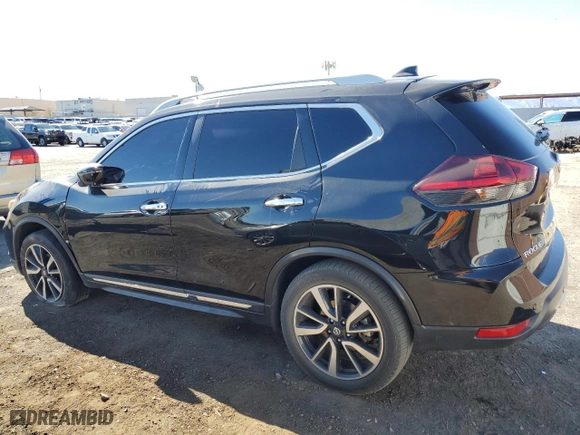 2019 Nissan Rogue SV with VIN 5N1AT2MV0KC743428, listed as a Copart auction lot 46267955 with 77,740 mi miles and Salvage Title. Bid and sale history available at carsss.com. Image 2.