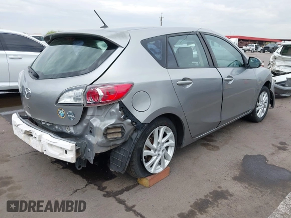 2012 Mazda 3 i Touring with VIN JM1BL1L80C1683288, listed as a IAAI auction lot 41913558 with 206,794 mi miles and . Bid and sale history available at DreamBid. Image 4.