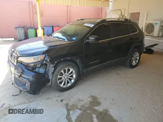 2019 Jeep Cherokee Latitude with VIN 1C4PJLCB0KD340500, listed as a Copart auction lot 54193245 with 138,517 mi miles and Salvage title. Bid and sale history available at DreamBid. Image 1.
