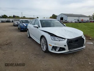 2019 Audi A4 Premium Plus with VIN WAUENAF42KA007534, listed as a Copart auction lot 62229882 with 52,432 mi miles. Bid and sale history available at carsss.com. Image 1.