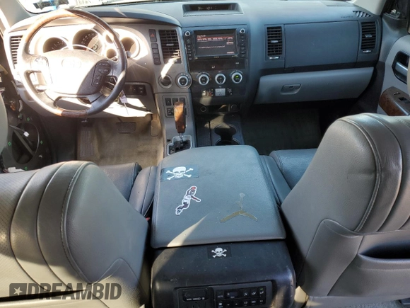 2010 Toyota Sequoia Platinum with VIN 5TDDY5G16AS031497, listed as a Copart auction lot 48142095 with 92,540 mi miles and Salvage Title. Bid and sale history available at carsss.com. Image 8.