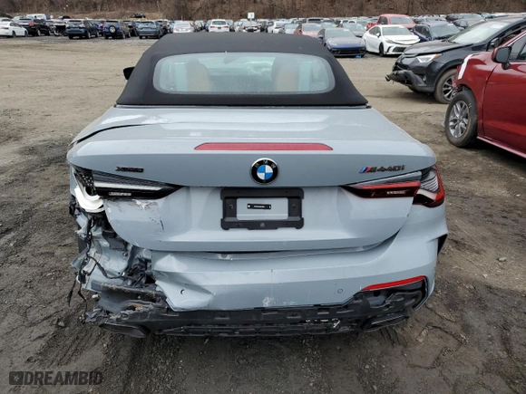 2024 BMW 4 Series M440i xDrive with VIN WBA63AT06RCP05994, listed as a Copart auction lot 48021625 with 5,077 mi miles and Salvage Title. Bid and sale history available at carsss.com. Image 6.