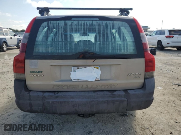 2004 Volvo V70 XC70 with VIN YV1SZ59H841163932, listed as a Copart auction lot 73984504 with 0 mi miles and Non Repairable. Bid and sale history available at carsss.com. Image 6.